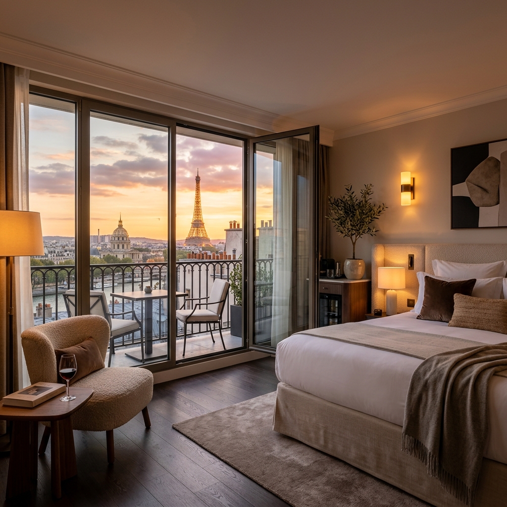 Premium luxury hotel suite
